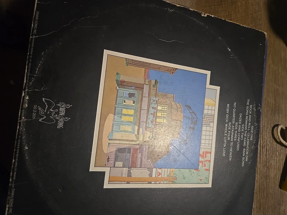 Led Zeppelin The Song Remains The Same 1976 Swan Song SS 2-201 - 2 Vinyl Records Foto 3 de 4