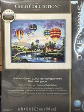 Balloon Glow - Dimensions Gold Collection Cross Stitch Kit 35213 - NEW