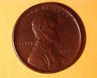 1917-S LINCOLN WHEAT CENT AU***413-6