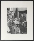 ANDRÉ VILLERS - PABLO PICASSO & DANIEL-HENRI KAHNWEILER - ÉPREUVE ARGENTIQUE