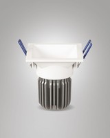 LED Einbauleuchte KüChe Weiß Aluminium B:8,2 Cm IP40 3000 K Einbaustrahler Flur