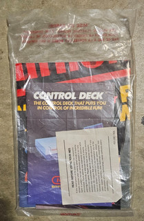 Nintendo NES Control Deck Manual With Poster & Extras In Pastic Bag Rev 3