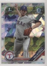 2019 Bowman Chrome Draft Sapphire Edition Justin Slaten #BDC-24 qy8