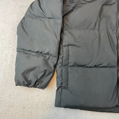 The North Face Boys Sz S North Down Hooded Jacket Coat Black - Picture 3 of 13