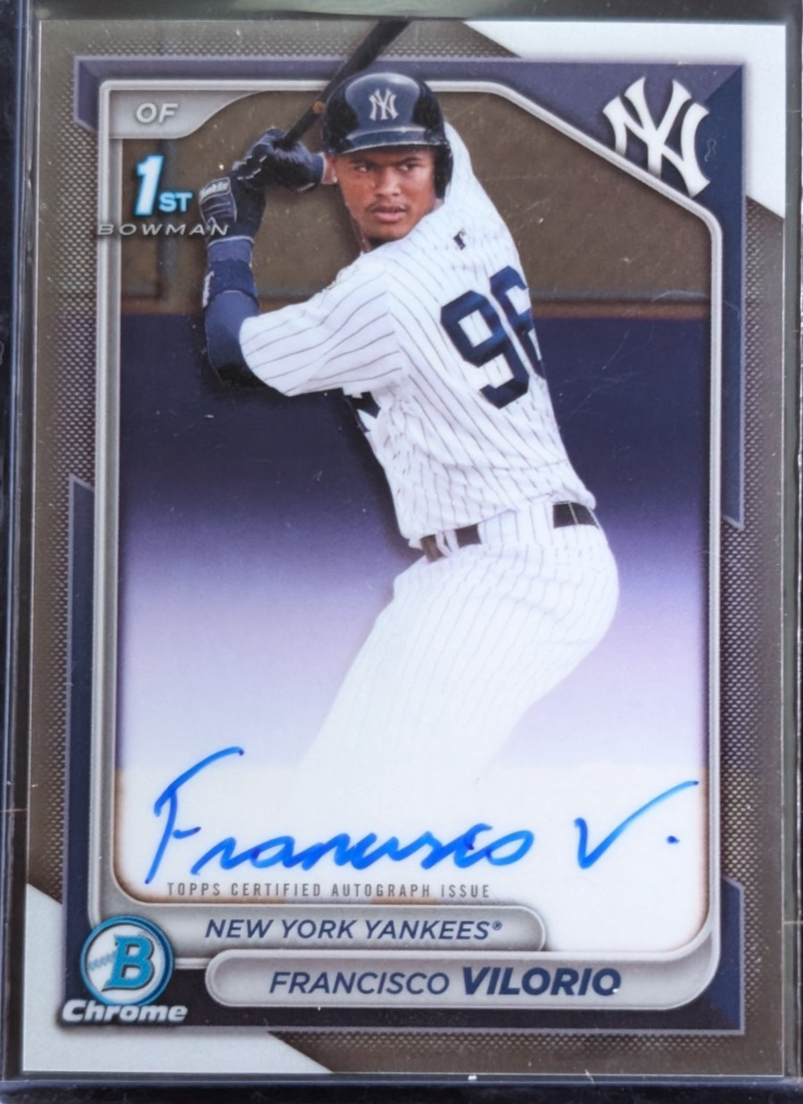 2024 Bowman Chrome - Prospect Autographs Francisco Vilorio #CPA-FV (AU, RC)