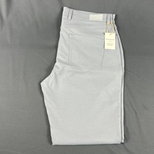 Peter Millar Golf Pants Crown Sport eb66 Performance 35 x 32 Gale Gray MSRP 168