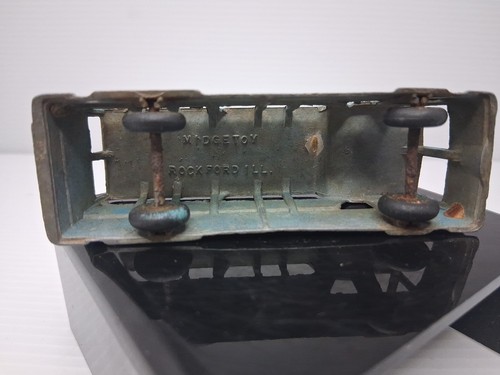 Vintage 1950'S Midgetoy Diecast Jumbo Blue Bus. 6" Long - Picture 6 of 6