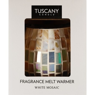 Tuscany Candle Table Top Wax Warmer, White Mosaic | CVS