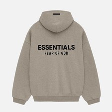 Fear Of God Essentials Fleece Hoodie II Heather Grey 192HO246259F Size S-L