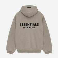 Fear Of God Essentials Fleece Hoodie II Heather Grey 192HO246259F Size S-L