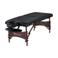 Master Massage Newport Portable Massage Table Package with Denser 2.5" Cushio...