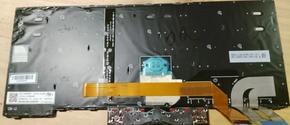 Clavier Rétroéclairé Qwertz Hongrois   pour Lenovo Thinkpad T480S/T490/T495/L480 - Photo 2/3