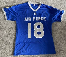 Success Promotions Air Force Football Jersey #18 Adult XL Blue With Patches