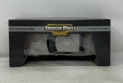 ERTL アーテル Ford Grand Torino 1/18 1:18 ERTL AMERICAN MUSCLE 1976 FORD GRAN TORINO SILVER NIB