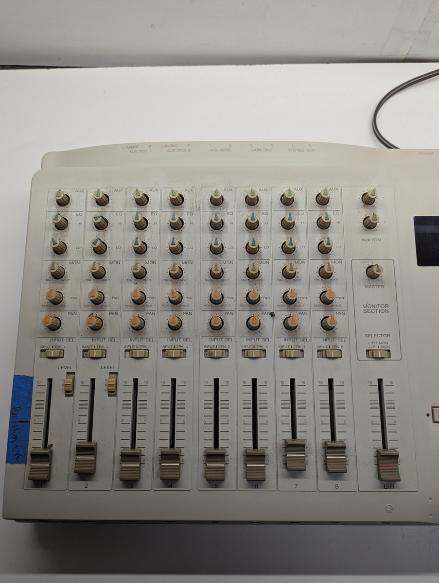 Fostex Model No. DMT-8VL Digital Multitrack Recorder Working