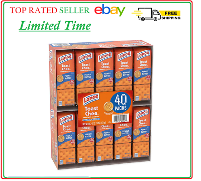 #ad Lance Toastchee Peanut Butter Crackers 1.52 Oz. 40 Ct. $13.97
