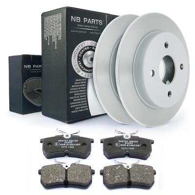 ATE Bremsscheiben + Beläge Hinten Für Fiesta V 5 MK5 VI 6 MK6