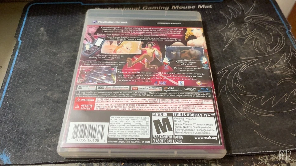 Catherine (Sony PlayStation 3, 2011) - COMPLETE / CIB - Image 3 of 3