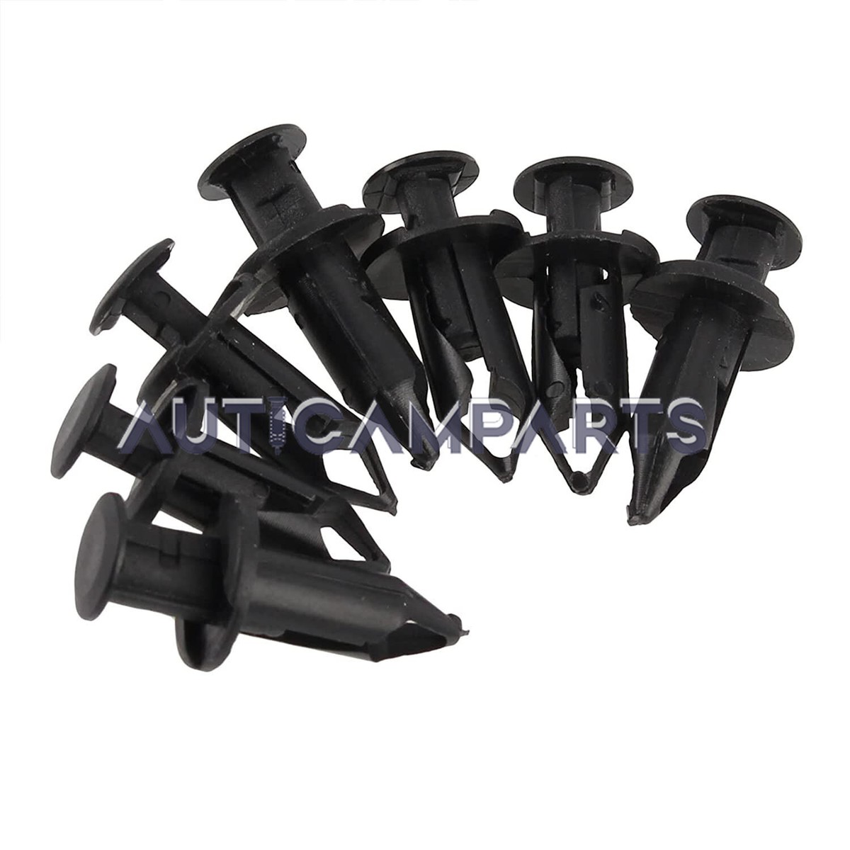 100-Pack Fender Clips Body Rivets For Polaris ATV – Fits Sportsman, Ranger, RZR, 8mm Black Nylon, Easy Installation