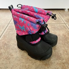 Northside Thermolite Toddler Girl Butterfly Snow Boots Size 5