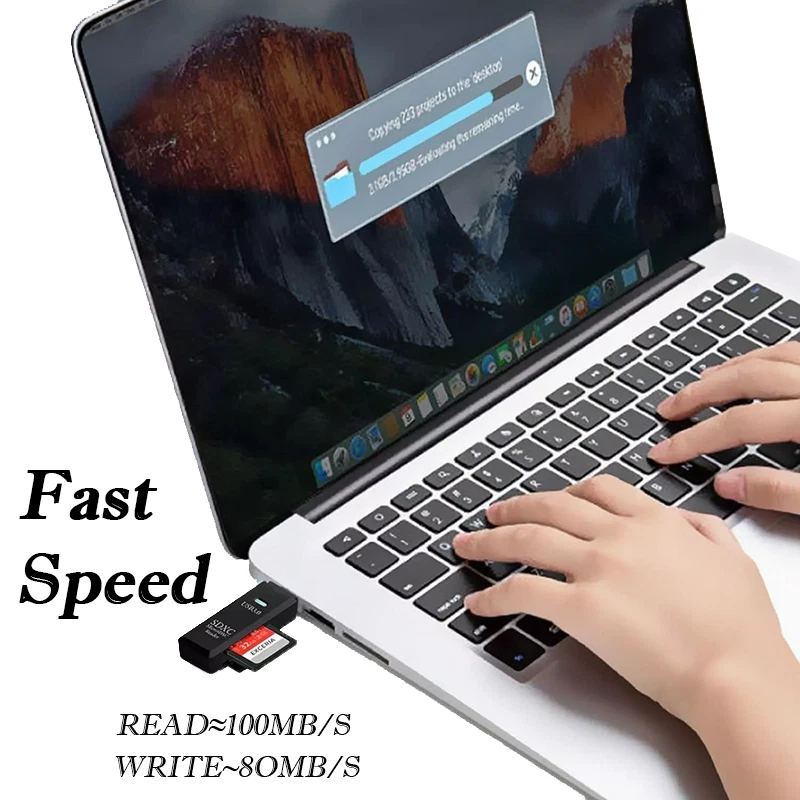 1 Stück Kartenleser USB3.0 SD für PC Micro SD Karte zu USB Adapter für Kamera Speicher - Bild 4 von 4