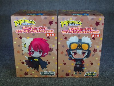 Pop'n Music Mini Figure Pugyutto Collection Vol. 5 wilhelm & JACK