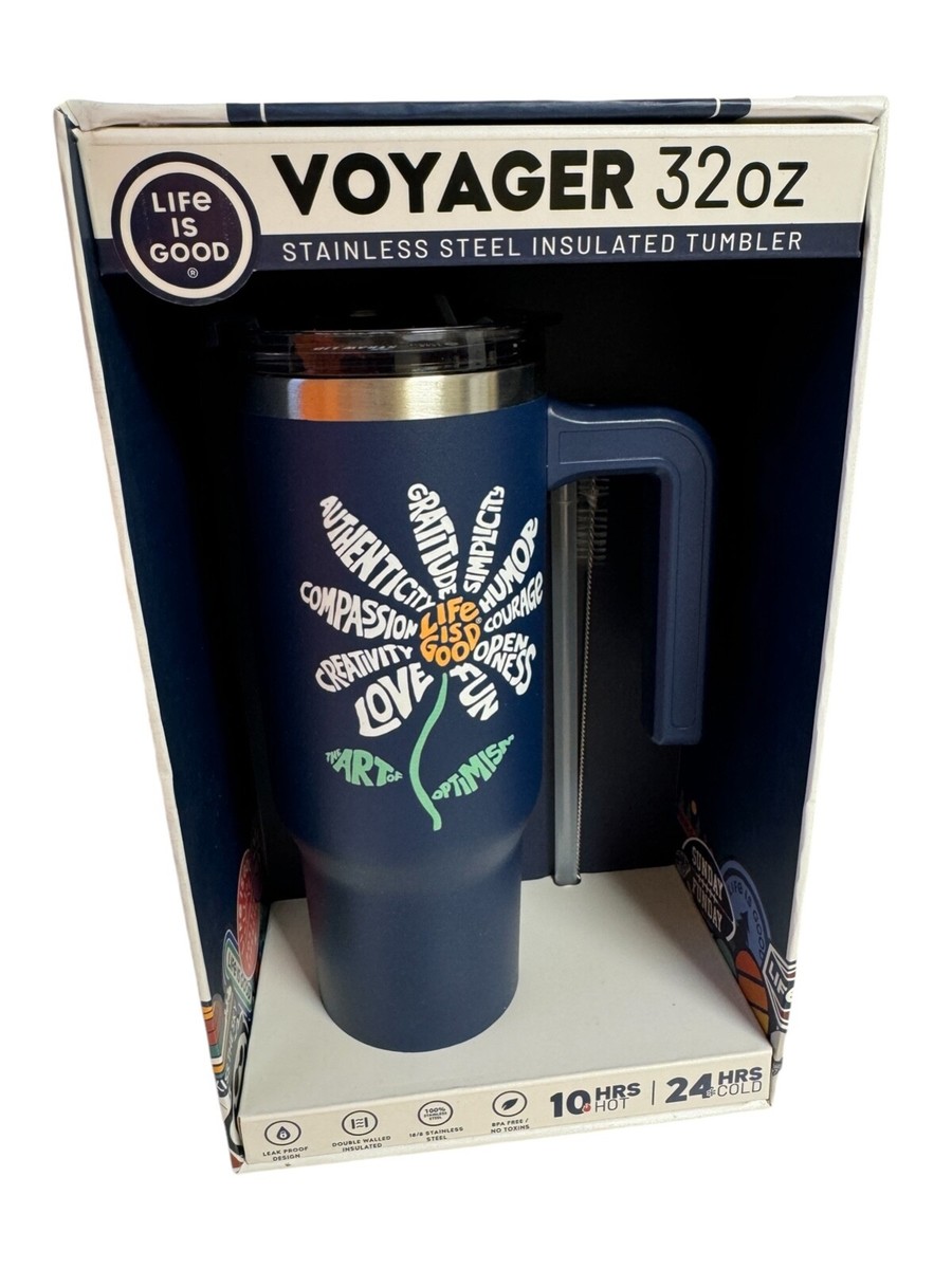 Life is Good Voyager 32 oz Insulated Stainless Steel Tumbler