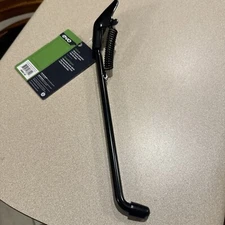 EVO Hardened Steel Axle Mount Adjustable Bicycle Kickstand for 20" Bikes, Black