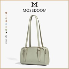 MOSSDOOM Bag PU leather Square Shoulder For Women Simple Korean Fashion Green