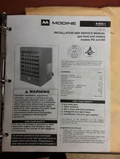 Modine Installation and Service Manuals