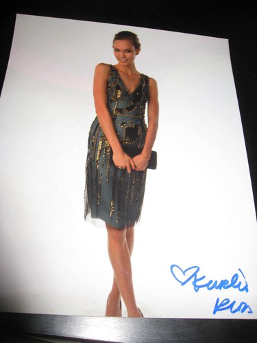KARLIE KLOSS SIGNED AUTOGRAPH 8x10 PHOTO SEXY BABE VICTORIA SECRET ANGEL COA D