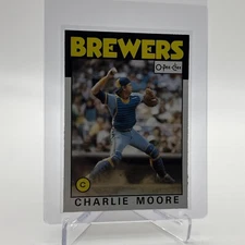 1986 O-Pee-Chee Charlie Moore Baseball Card #137 NM-MT Free Shipping