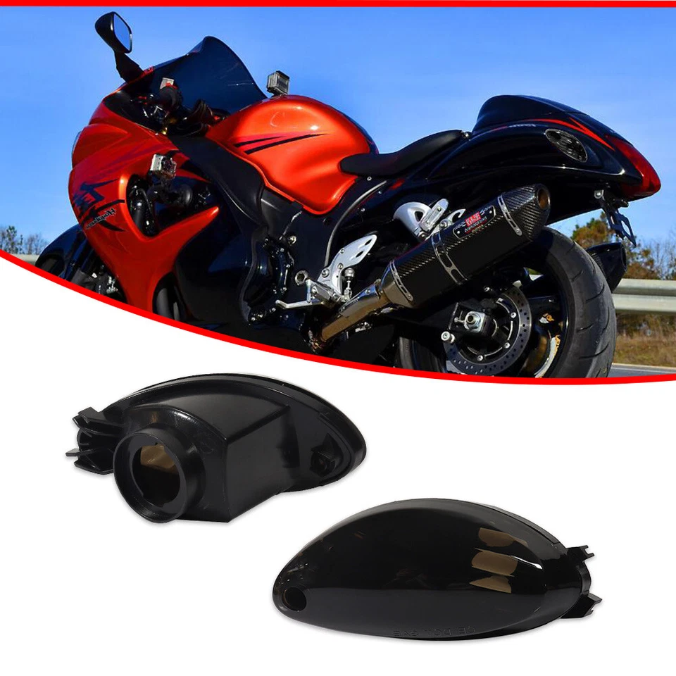 Luzes de seta traseiras lentes fumê SUZUKI Hayabusa GSX1300R para 2008-2020 2 peças - Imagem 2 de 4