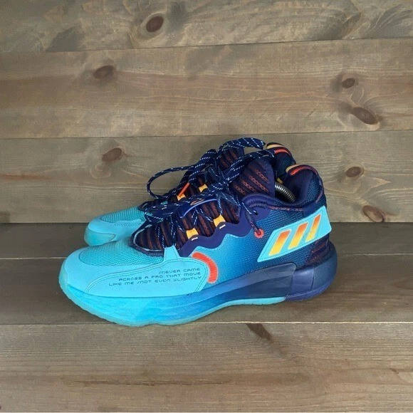 dame 7 extply shoes blue