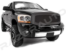 Front Hood Flat Matte Black Mesh Grilleshell For 06-08 Dodge Ram 150025003500 Front Hood Flat Matte Black Mesh Grilleshell For 06-08 Dodge Ram 150025003500