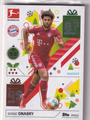 Match Attax 21/22 Bundesliga 2021/2022 Karte Nr. XMAS42 Serge Gnabry