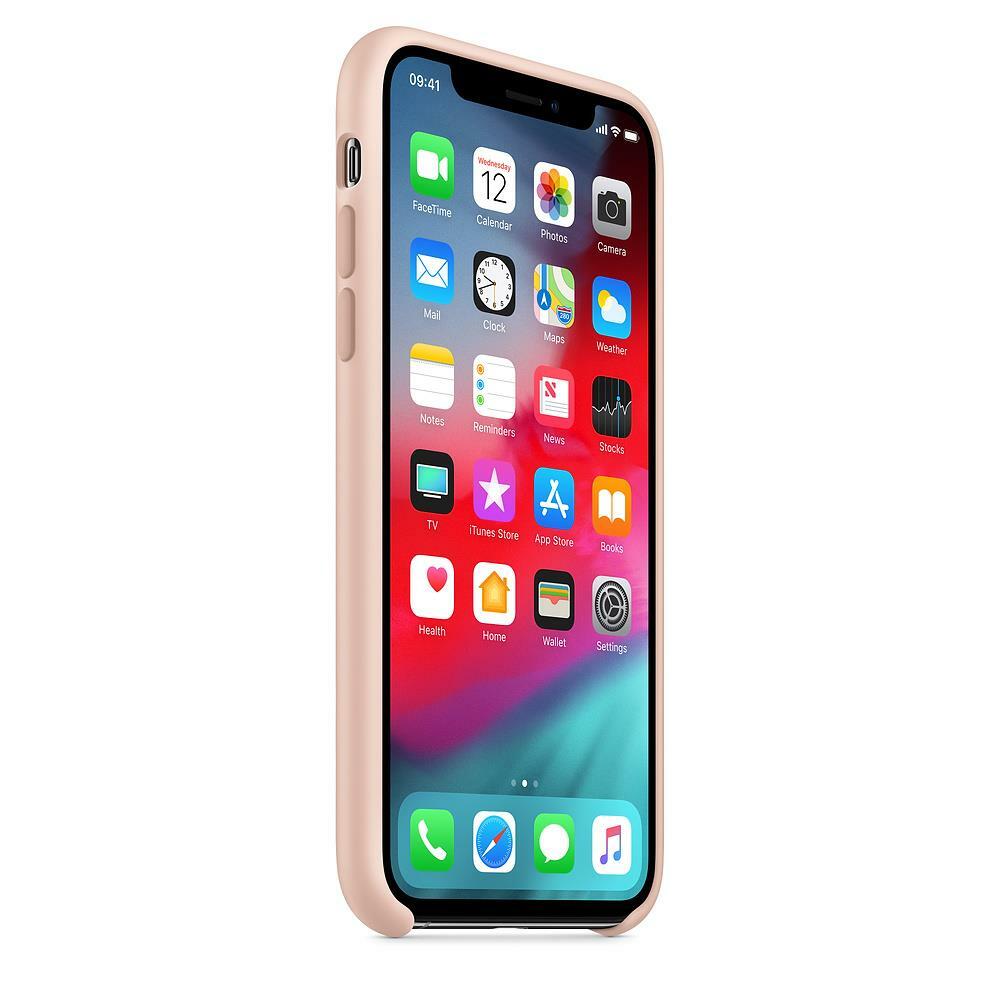 Custodia in silicone rosa freddo iPhone 12 Mini
