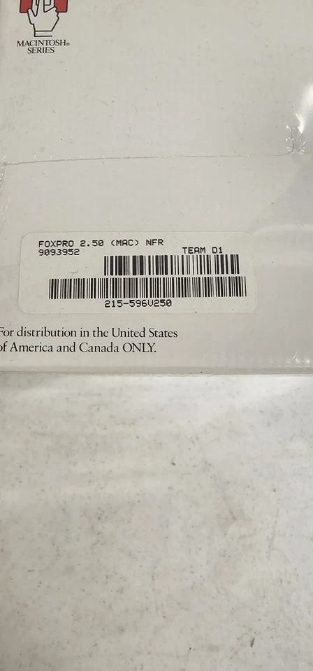 Microsoft FoxPro v 2.5 New In Box. V12 - Image 3 of 4