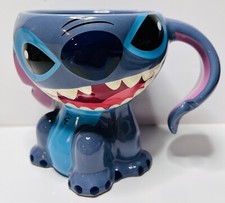 Lilo Stitch Coffee Mug Cup Disney Theme Park Store Figural Shaped 3D Handle