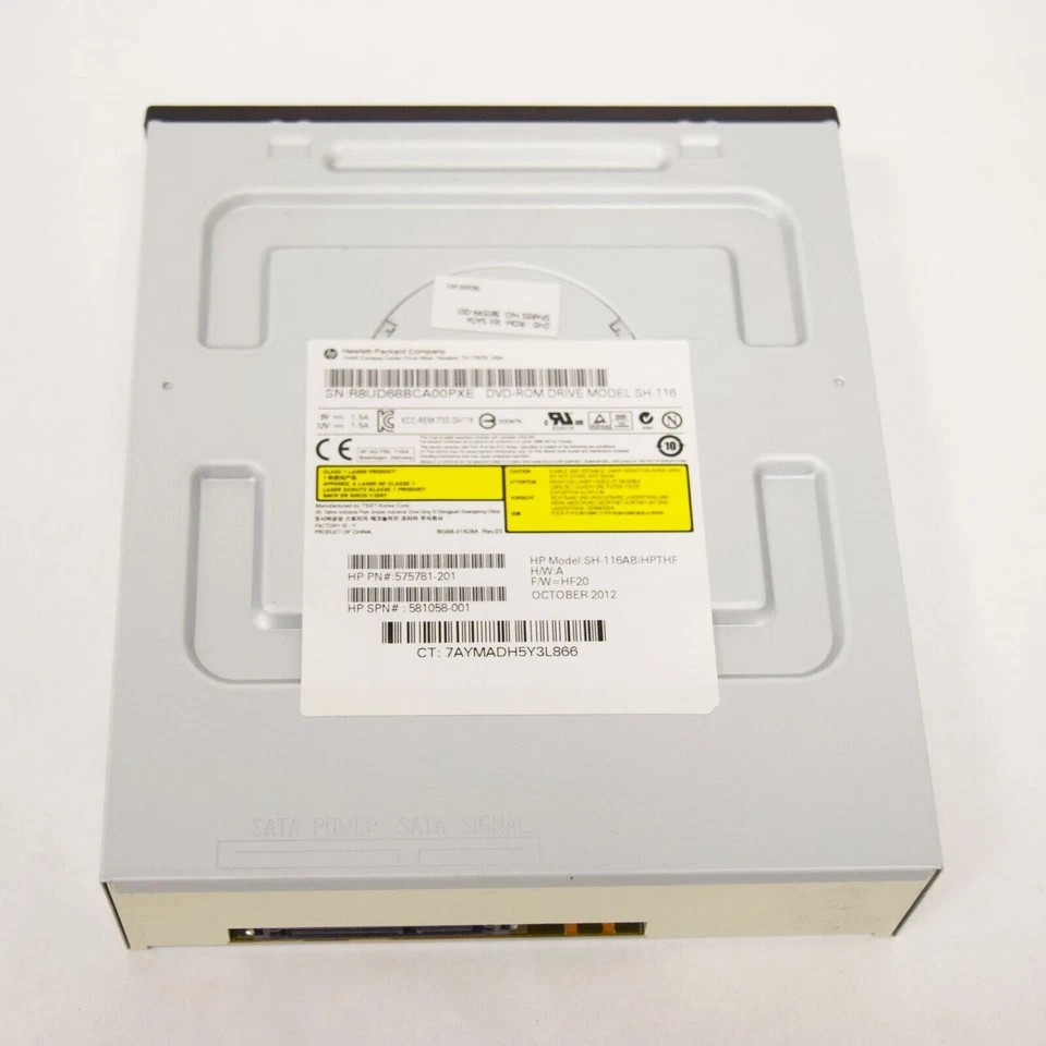 HP Z800 16X/48X DVD SATA SM Optical Drive - 581058-001 - Image 3 of 3