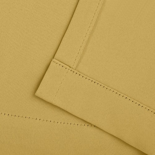 Solid Classic Modern Grommets Room Darkening 42" Wide Blackout Curtain Panel Set - Picture 107 of 206