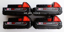  4 New GENUINE Milwaukee Batteries 48-11-1815 1.5 AH Compact M18 18 Volt 18V