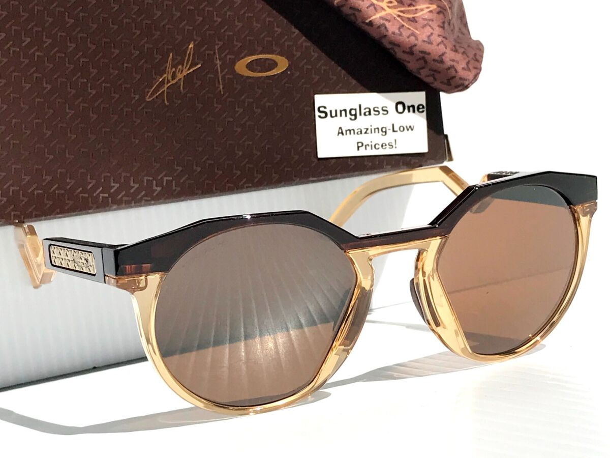 NEW Oakley HSTN Dark Amber Light Curry PRIZM Tungsten Lens NEW Oakley HSTN Dark Amber Light Curry PRIZM Tungsten Lens