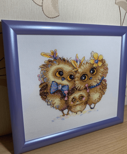 Bird Family SM-232 MP Studia Counted Cross-Stitch Kit - Picture 4 of 7