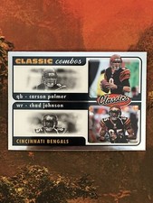 2022 Classics Classic Combos Insert Carson Palmer / Chad Johnson #CC-15 -Bengals