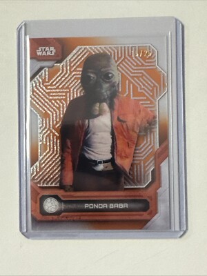 2024 Topps Star Wars High Tek Ponda Baba Orange /25 
