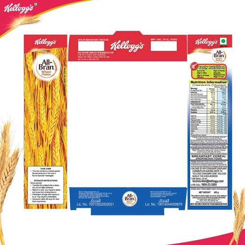 Kellogg’s All Bran Wheat Flakes 7 Essential Vitamins and Iron 440g - Picture 4 of 13