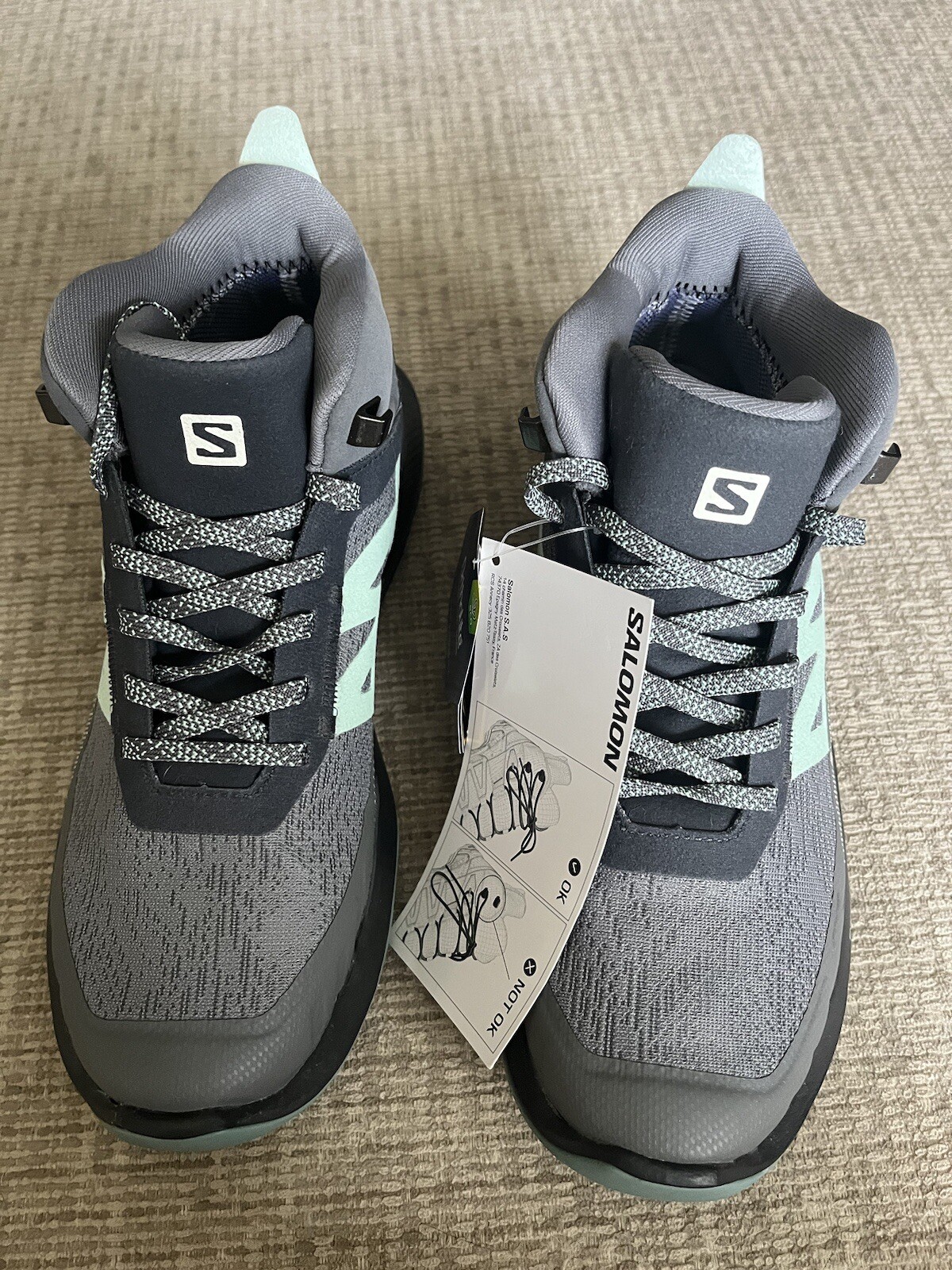 Scarpe da trekking Salomon Outpulse Mid GTX grigie taglia 6