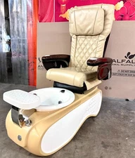 Midori Gold PediSpa with P20C Massage Chair & Cream Padset