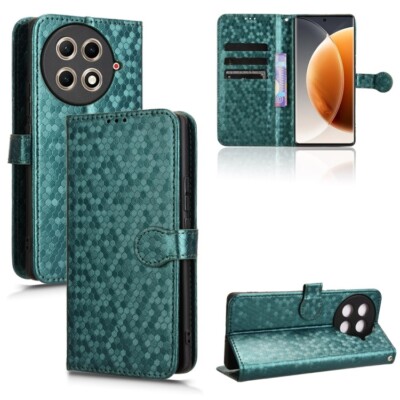 For Tecno Camon 30s / 30s Pro Honeycomb Dot Texture Leather Phone Case cover